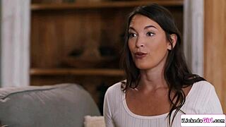 Can you believe this big tits ebony babe licking her roommate and girlfriend in the dorm?