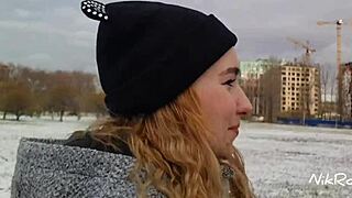 Russian pickup Bella Mur banged hard for quick cash
