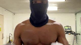 working out my neck and shoulders outdoors in california for the ladies