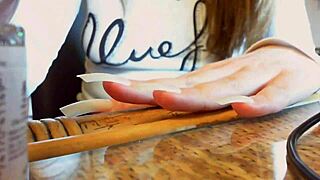 Asmr long nails video with sexy fingering and toes