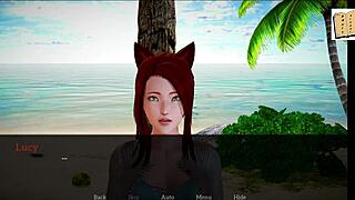 Redhead and brunette teens play family game