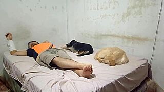 Dancer Bounces On Cousin's Dick Until He's Dry!