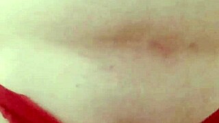 Playing around with thongs and panties on webcam in a homemade setting.