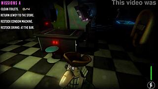 ankh bonfie gets a titty fuck in the game scene