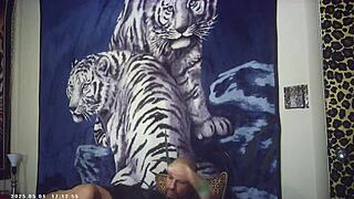 big breast babe feels italian pound machine?