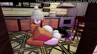 Wife Makes Meal Then Gets Fucked with Monster Cock in Her Big Ass