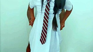 स्कूल बाद अकेले में कपल की जोरदार चुदाई!