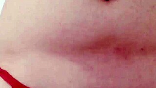 Playing around with thongs and panties on webcam in a homemade setting.