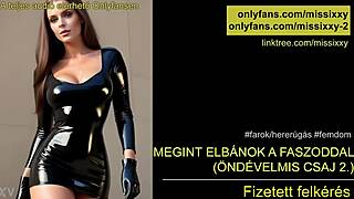 Hungarian femdom gives detailed jerk off instructions in roleplay.
