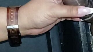 Fat BBW amateur enjoys swing action with black guy