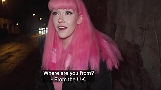 i removed her chastity belt and filled her wet pussy outdoors