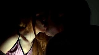 Redhead teen 18+ stepdaughter films steamy sex tape with big dick stepdad in POV.