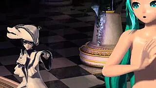 hatsune miku nude mod with massive boobs, wow!