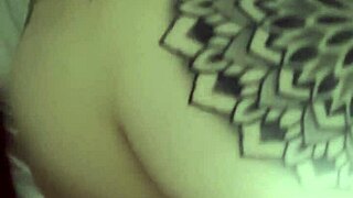 a couple fingers ass in intimate amateur sex with cum