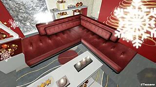 I am visiting my friend during the winter season