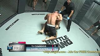 Two horny guys battle to claim Amy Brookes' tight asshole. Anal action ensues.