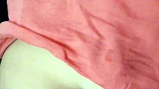 A hot chick likes to have her belly button played with during sex