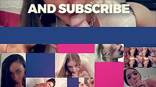 Latina gives sloppy blowjob in pov