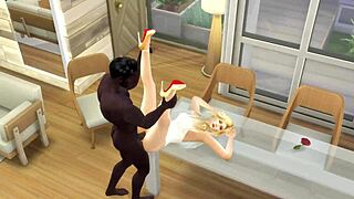 yo, playing sims 4 for anniversary fun with holiday vibes! 🎉