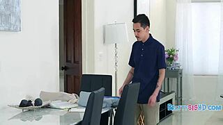 Ready To Spank Your Step Sis? Fuck Her Shaved Pussy With Monster Cock.