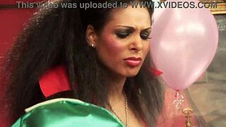 cosplay orgy gets wild with cum swapping and tongue play! 😈