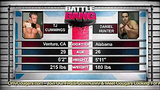 Two horny guys battle to claim Amy Brookes' tight asshole. Anal action ensues.