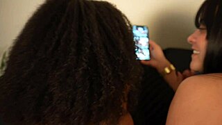 Preta Gostosa And Ruiva Peituda Want You To Fuck Their Big Tits!