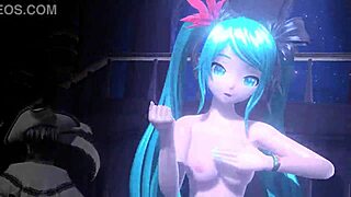 hatsune miku nude mod with massive boobs, wow!
