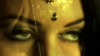 i saw this mature indian milf in her black dress solo