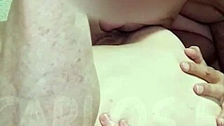 husband and wife share intimate oral moments