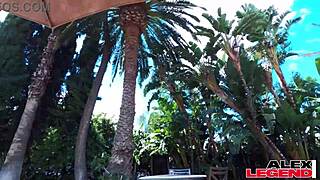 hey, watch this fat cock unload deep in milf shay sights wet pussy outdoors