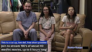 Dr Tampa conducts Angel Santana's 2022 detailed checkup