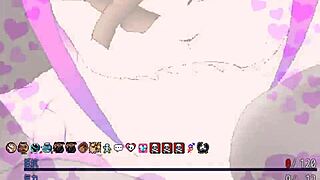 Chasha's defeat leads to intense strap-on fellatio.