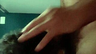 guy kneels to suck and waits for cum