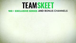 Fiona Frost caught sucking stepbrother's monster cock in bedroom