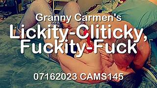 Granny Carmen’s Wild Lick and Hardcore Fuck Session
