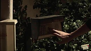 the busty babe got horny from the striptease and joined a threesome with double penetration