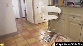 I watched Vicky Vette and Reagan Lush, those blonde hotties, suckin' a cock together so sexy.