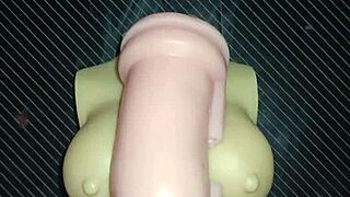 trio kissy and dolly blowjob anal sex cum on tits