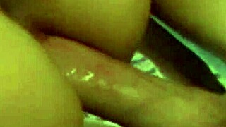 Curvy asian feels intense pleasure riding big white cock