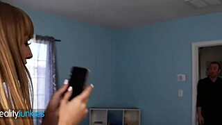 RealityJunkies - Angel Young 18+ lands the job by flashing big tits to impress her boss