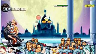 Hentai Miku gets wild in Japanese gangbang action