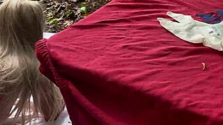 Blonde Hottie Toys Her Tight Ass