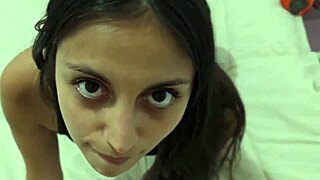 Stepbrother surprises stepsister with rough doggystyle at Easter family gathering