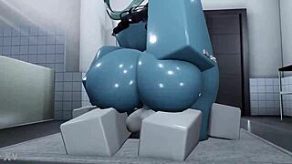 hey, watch this blue girl having sex and getting a cumshot?