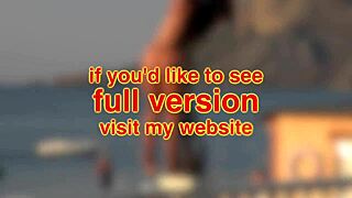 Naughty milf flashes nude in public streets