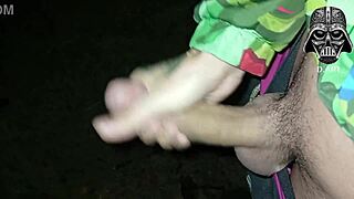 jerking off in public, wanna drink my hot load?