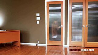 stepdaughter tied up and spanked by step daddy in rough submission