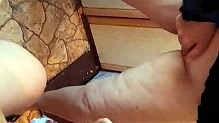 THREE GIRLFRIENDS MASTURBATE IN THE KITCHEN IN THE HOSTEL CLOSE-UP!