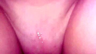 Lick and fuck the shaved wet pussy close up with intense fucking